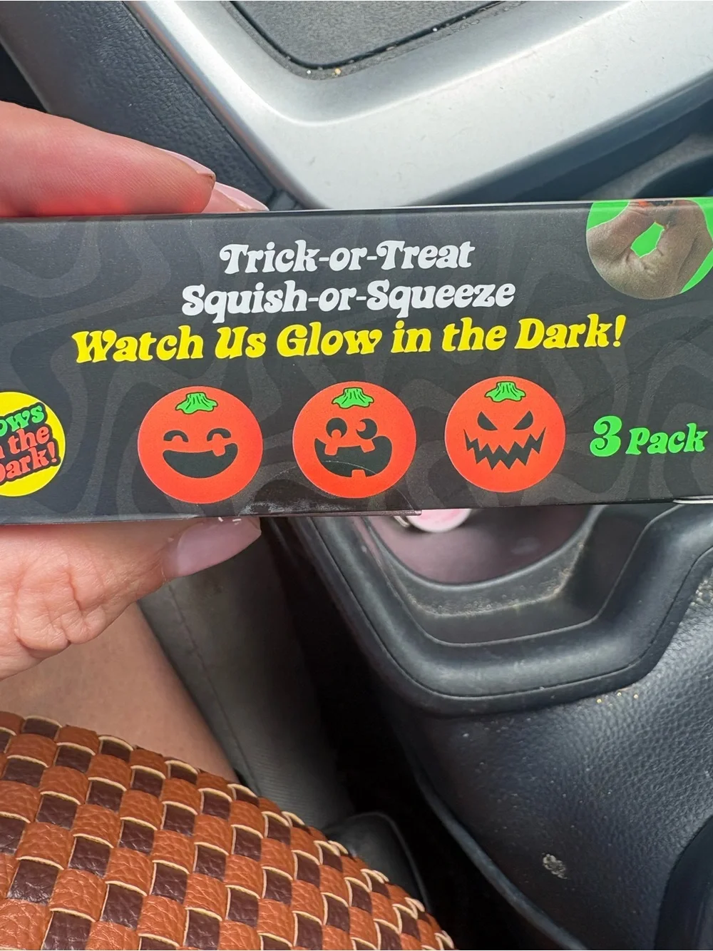 Teenie Jack-O'-Lantern Glow Pumpkin Party Toy - Orange by